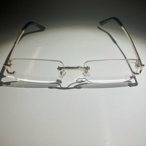 Gold Cartier Clear Glasses